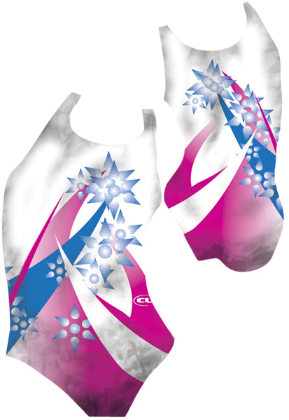 Comet chlorine-resistant girls swimsuit, Japanese-inspired design, Canadian made activewear